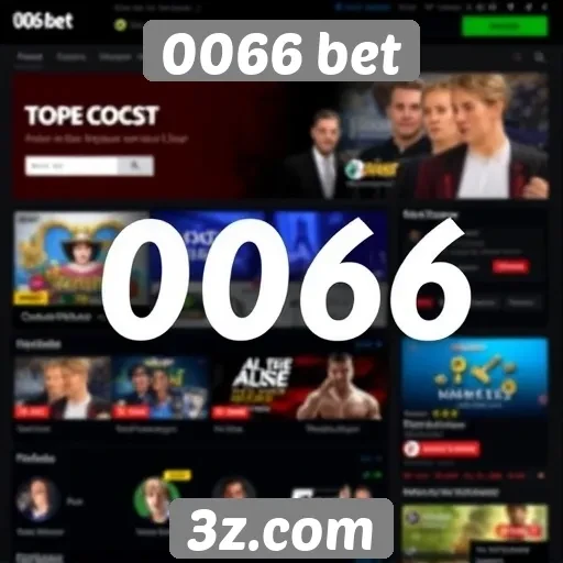 Experiência de usuário no site 0066 bet